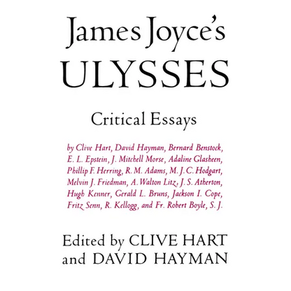 James Joyce's Ulysses: Critical Essays - Paperback