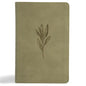 NASB Large Print Personal Size Reference Bible, Sage Suedesoft Leathertouch, Indexed - Imitation Leather
