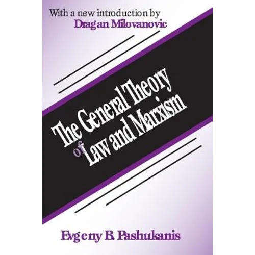 The General Theory of Law and Marxism - Paperback