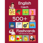 English Czech 500 Flashcards with Pictures for Babies: Learning homeschool frequency words flash cards for child toddlers preschool kindergarten and k - Paperback