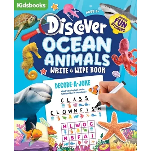 Discover Ocean Animals Activity Book - Spiral