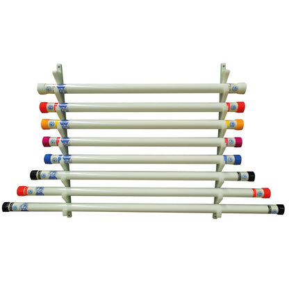 MJM International TRWB-RACK Therapy Rehab Weighted Bars, wall mount storage rack