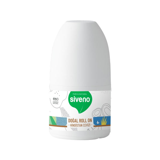 Siveno Natural Roll-On Nourishing Coconut Product 50 ml - Coconut Skincare for Dry Skin