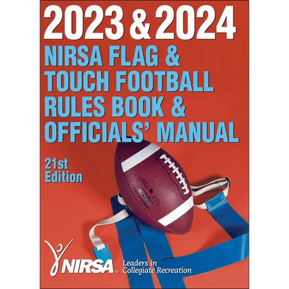 2023 & 2024 NIRSA Flag & Touch Football Rules Book & Officials' Manual - Paperback