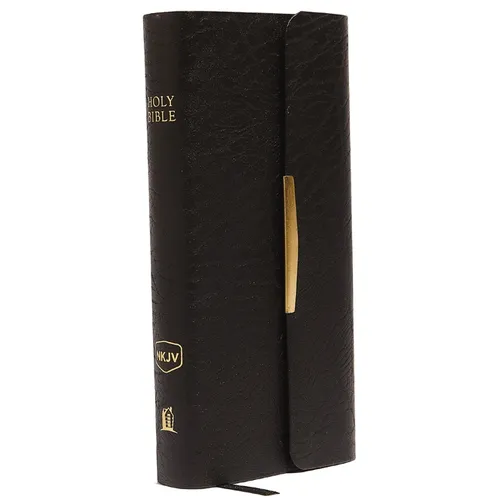 Classic Companion Bible-NKJV-Snap Flap - Bonded Leather