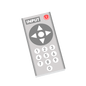 TV Remote - Custom Printed Tile - Made Using a LEGO® Part