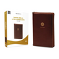 Rvr60, Santa Biblia, Letra Supergigante, Leathersoft, Café, Con Cierre, Comfort Print - Leather
