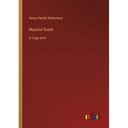 Maurice Guest: in large print - Paperback