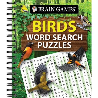 Brain Games - Birds Word Search Puzzles - Spiral