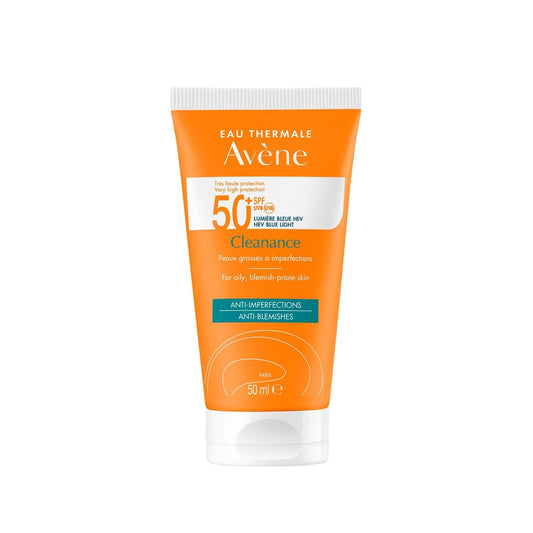 Avene Cleanance SPF 50+ Sunscreen for Oily and Acne-Prone Skin - Non-Comedogenic, 1.69 fl oz