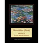 Waterlilies (Pink): Monet cross stitch pattern - Paperback