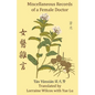 Miscellaneous Records of a Female Doctor - Paperback