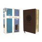 NIV, the Message, Parallel Bible, Leathersoft, Brown: Two Bible Versions Together for Study and Comparison - Imitation Leather