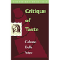 Critique of Taste - Paperback