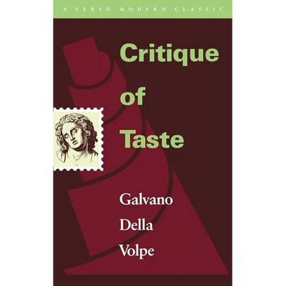 Critique of Taste - Paperback