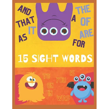15 Gentle Sight Words Pre K - Kindergarten - Paperback