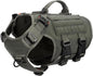 Tactical Dog Harness 6 Buckle No Pull MOLLE Vest Adjustable 3/4 Coverage