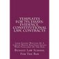 Templates For 75% Essays: Evidence, Constitutional law, Contracts: Look Inside! Written By A Lawyer Whose Bar Exam Essays Were Published By The Bar! - Paperback