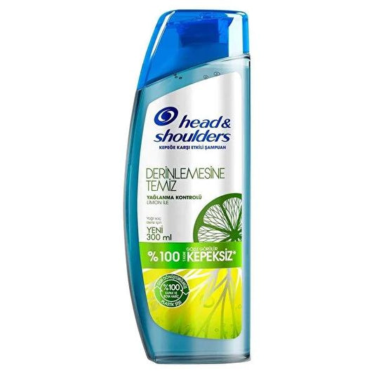 Head & Shoulders Anti-Dandruff Shampoo for Oily Hair - Deep Cleansing, Oil Control, Silikon-Free, pH Balanced - 72 Hour Protection