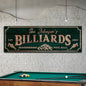 Neighborhood Pool Hall Billiards Sign