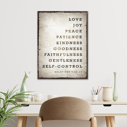Galatians 5:22-23 - The Fruit Of The Spirit Sign IV