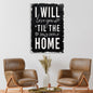 I Will Love You Til The Cows Come Home Sign