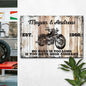 Motorcycle Wood Sign