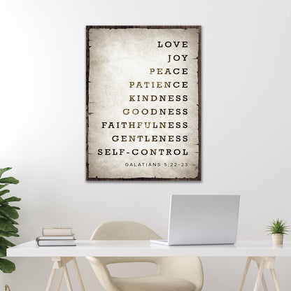 Galatians 5:22-23 - The Fruit Of The Spirit Sign IV