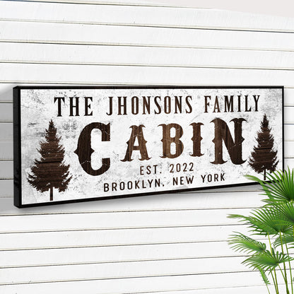 Family Cabin Sign II