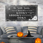 Family Halloween Sign
