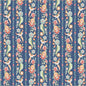 Tapestry Gilded Garland Soft Blue Cotton 43/44 Fabric Per Yard