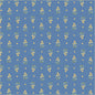 Tapestry Posy Powder Blue Cotton 43/44 Fabric Per Yard