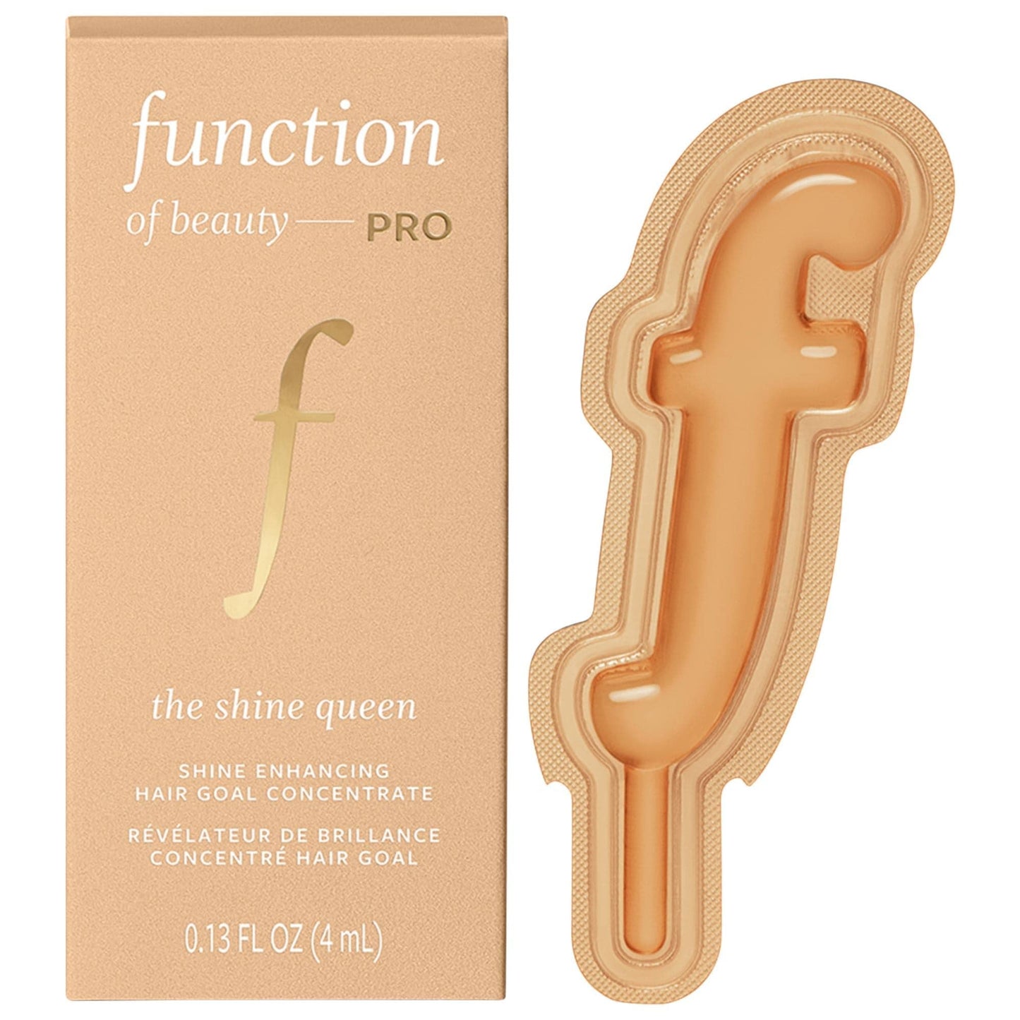 Function of Beauty The Shine Queen Hair Gloss Goal Concentrate Mix-In - Boosts Shine, Vegan & Fragrance-Free