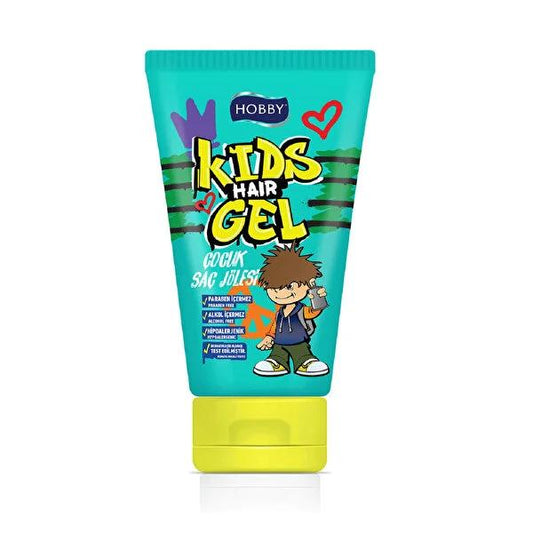 Hobby Jšle Kids Hypoallergenic Hair Styling Gel - Gentle, Non-Drying, 5.07 fl oz