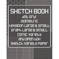 Sketch Book: Dot Grid, Isometric, Hexagon, Graph, Comic Book, and Open Box Sketch Variety Paper Notebook for Drawing Doodling and Sketching Gray - Paperback
