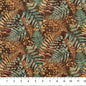 Teal Fern Rooted Stonehenge DP28766-69 Cotton 44"/45" Fabric Per Yard