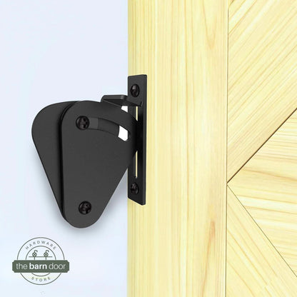Teardrop Barn Door Lock | Black