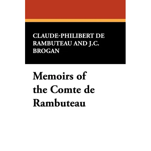 Memoirs of the Comte de Rambuteau - Paperback