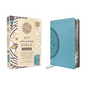 NIV Application Bible, Large Print, Leathersoft, Teal, Red Letter, Thumb Indexed, Comfort Print: Bringing the Ancient Message of the Bible Into Your W - Imitation Leather