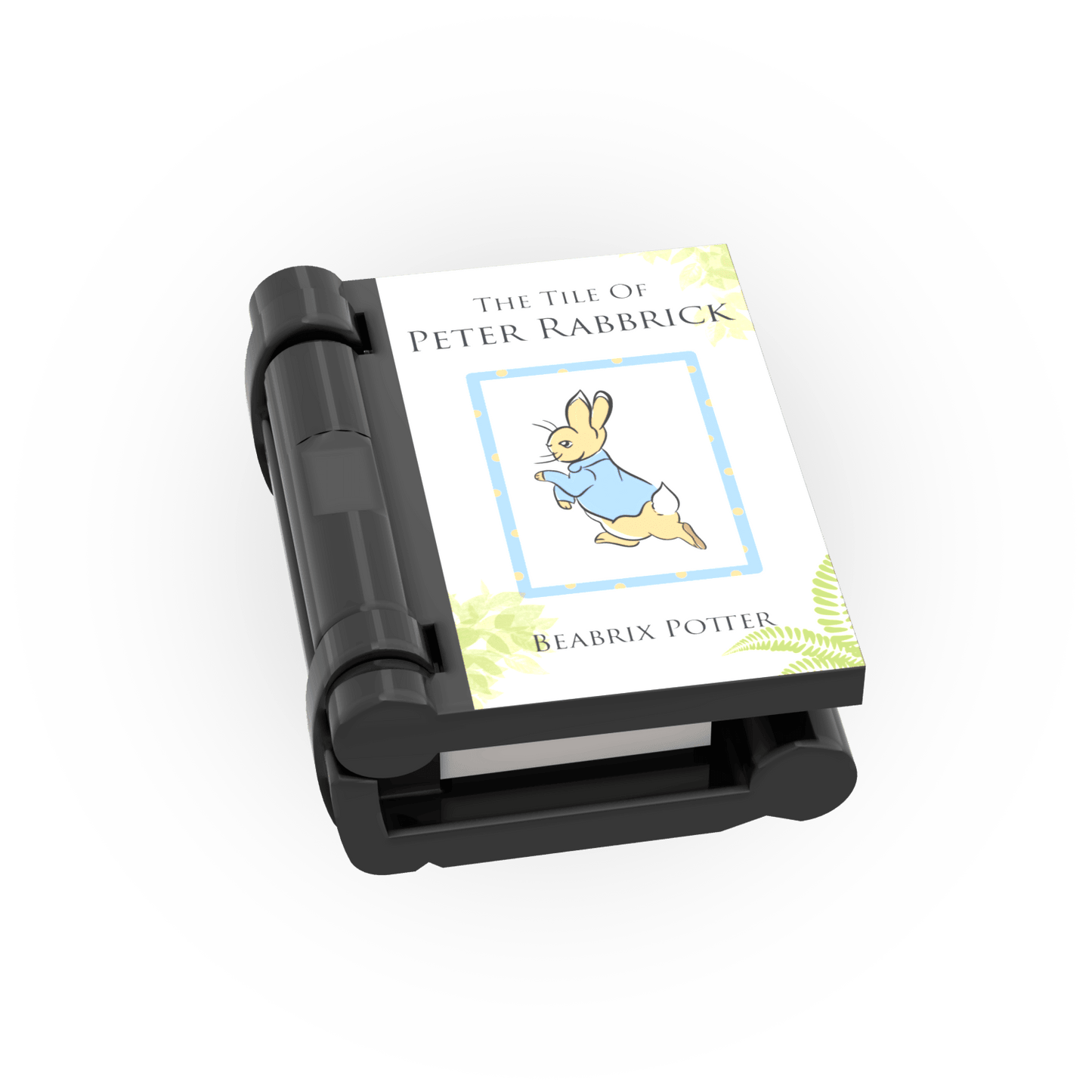 "The Tile of Peter Rabbrick" Book - Custom Printed Minifig Scale - Made using LEGO® Parts