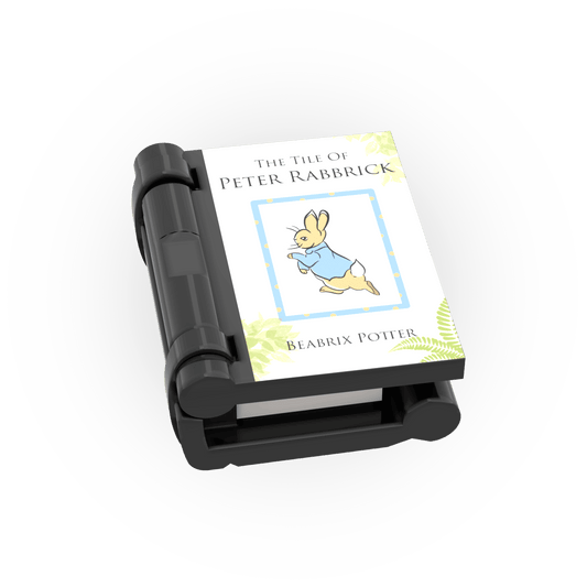 "The Tile of Peter Rabbrick" Book - Custom Printed Minifig Scale - Made using LEGO® Parts