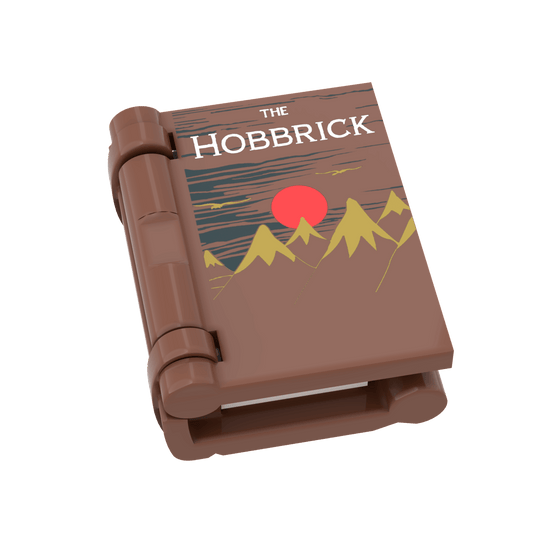 "The Hobbrick" Book - Custom Printed Minifig Scale - Made using LEGO® Parts