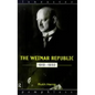 The Weimar Republic 1919-1933 - Paperback