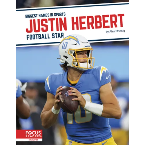Justin Herbert: Football Star - Library Binding