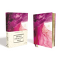 Niv, Artisan Collection Bible, Cloth Over Board, Pink, Art Gilded Edges, Red Letter Edition, Comfort Print - Hardcover