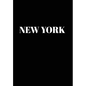 New York: Hardcover Black Decorative Book for Decorating Shelves, Coffee Tables, Home Decor, Stylish World Fashion Cities Design - Hardcover