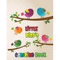 Little Bird's Coloring Book: Beautiful Birds Coloring Book For Kids - Paperback