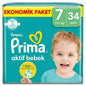 Prima Baby Diapers Large Size - 12 Hour Dryness, Comfortable & Soft Disposable Diapers for Babies - Prima Aktif Bebek Bezi