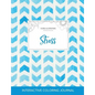 Adult Coloring Journal: Stress (Floral Illustrations, Watercolor Herringbone) - Paperback