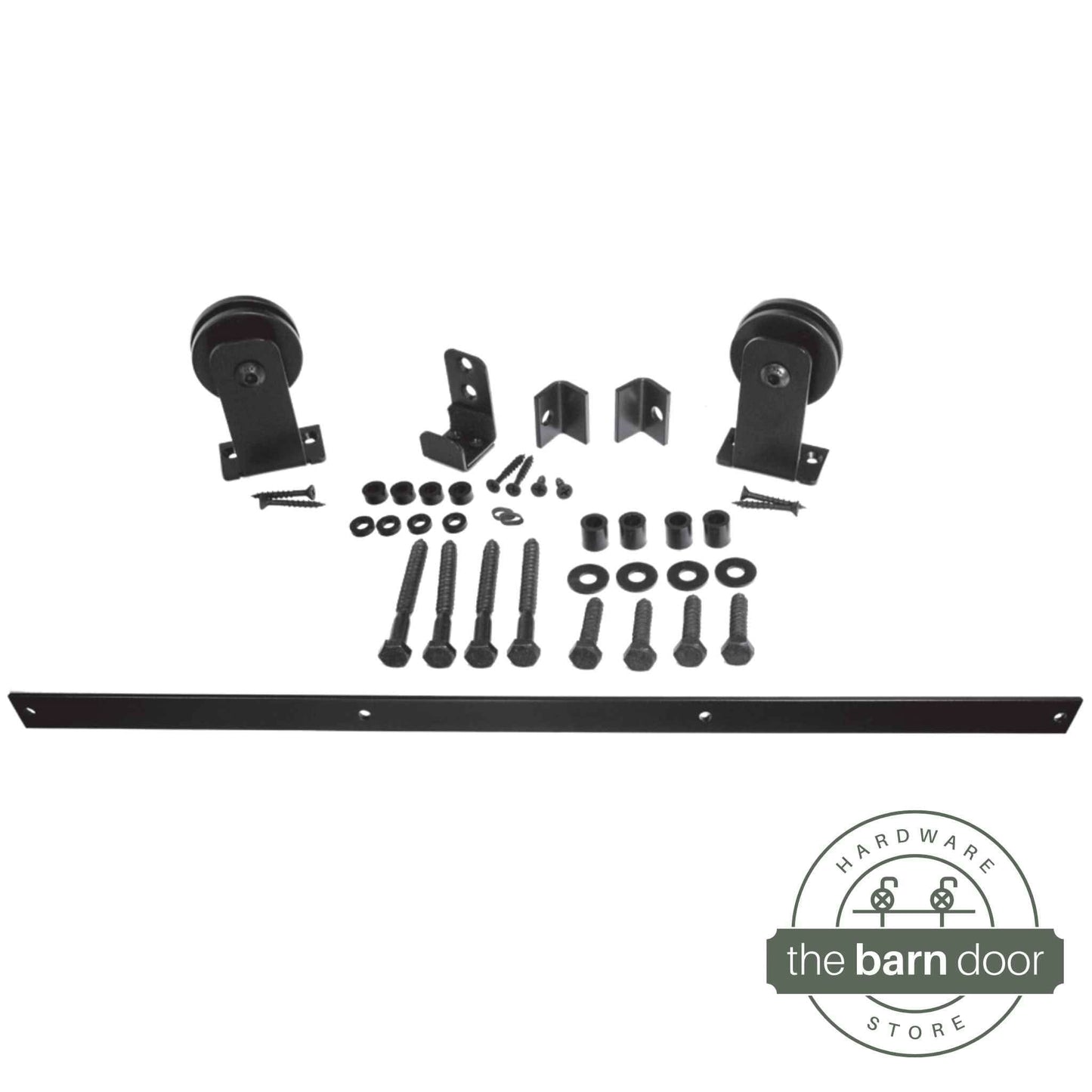 Mini Straight Top Mount Barn Door Hardware